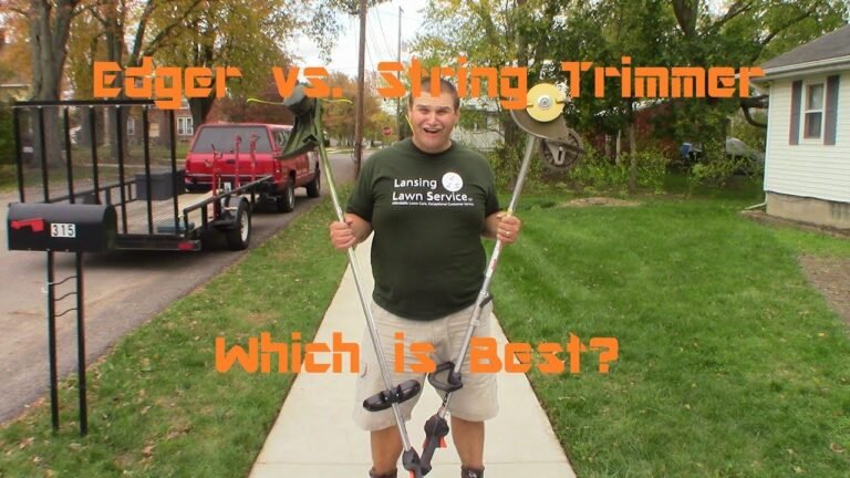 String Trimmer Vs Lawn Edger